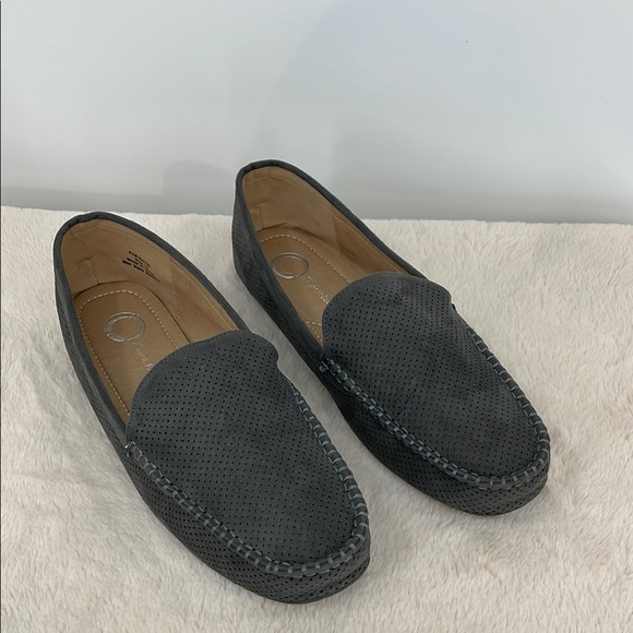 COMFORT FOAM WOMENS SIZE 12 Gray Loafers - Picture 1 of 7